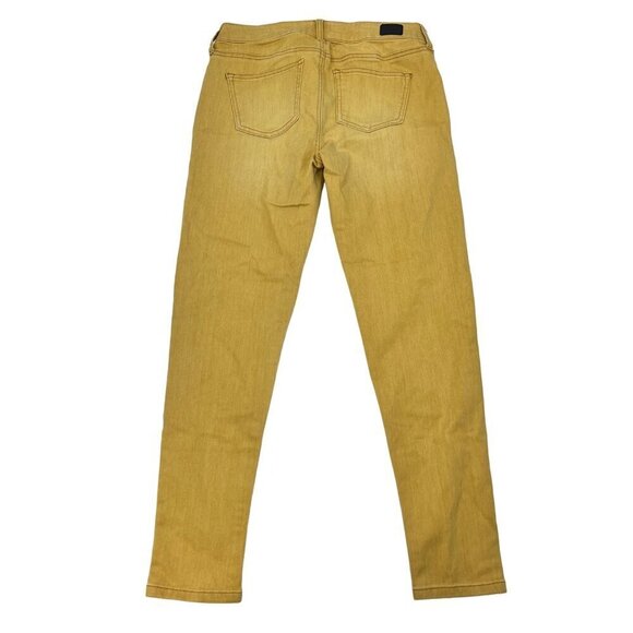 Celebrity Pink Women’s Ankle Skinny Jeans Mid Rise Yellow Size 7/28 - Picture 7 of 9